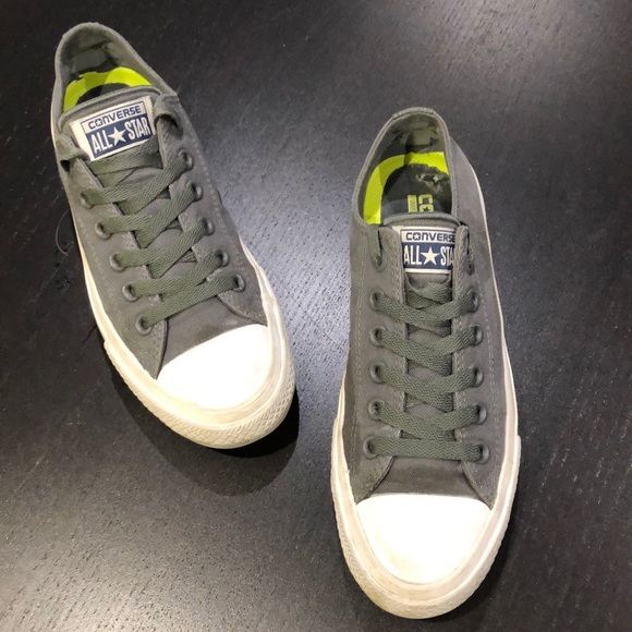 Grey on grey Converse Chuck Taylors w Lunarlon - Picture 4 of 6